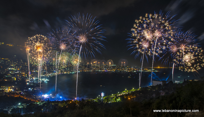 Jounieh International Festival 2018 - Fireworks Pictures (Jounieh Bay)