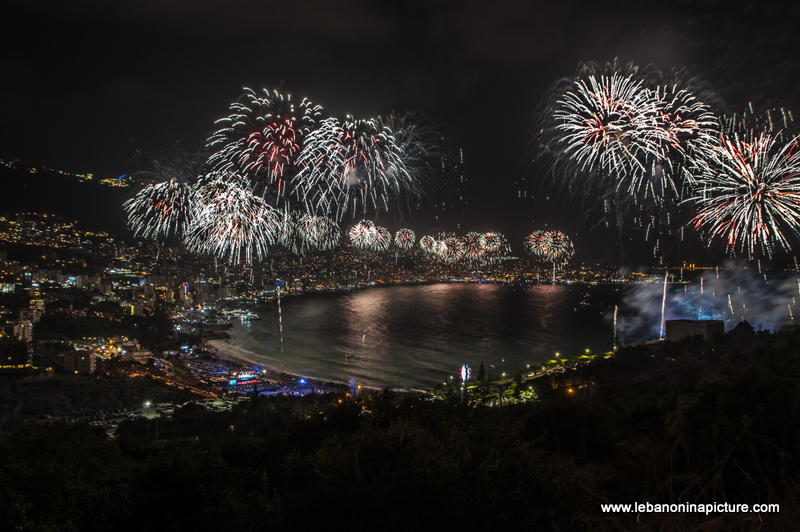 Jounieh International Festival 2018 - Fireworks Pictures (Jounieh Bay)