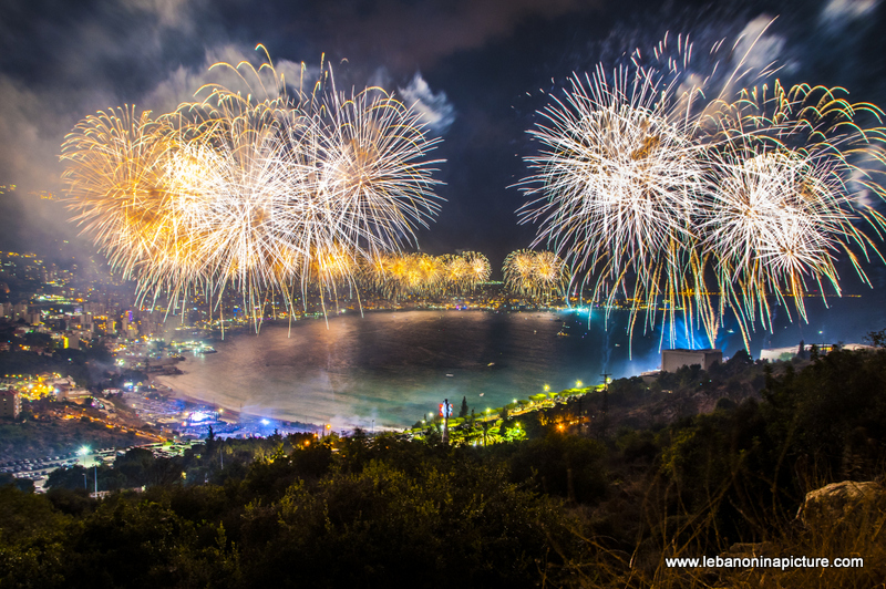 Jounieh International Festival 2018 - Fireworks Pictures (Jounieh Bay)