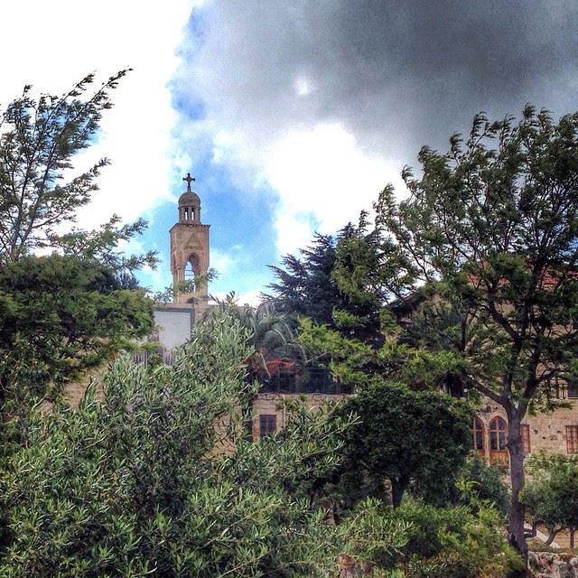 Kfifen, hardini  Lebanon  lebanon_hdr  tree  sky  cloud  clouds  monastery...