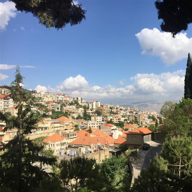  lebanon🇱🇧  lebanon  zahle  village  beautiful  houses  trees  nature ... (Zahlé, Lebanon)