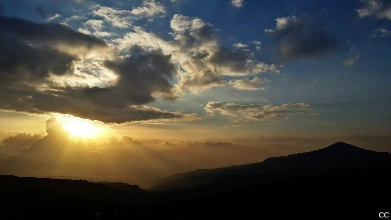  lebanon  sunset  sannine  mountlebanon  livelovelebanon  sky  sun  clouds...