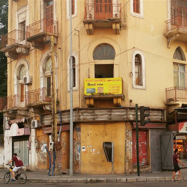 *🚶Let's go our separate ways, together. 🚶*This historical building,... (Beirut, Lebanon)