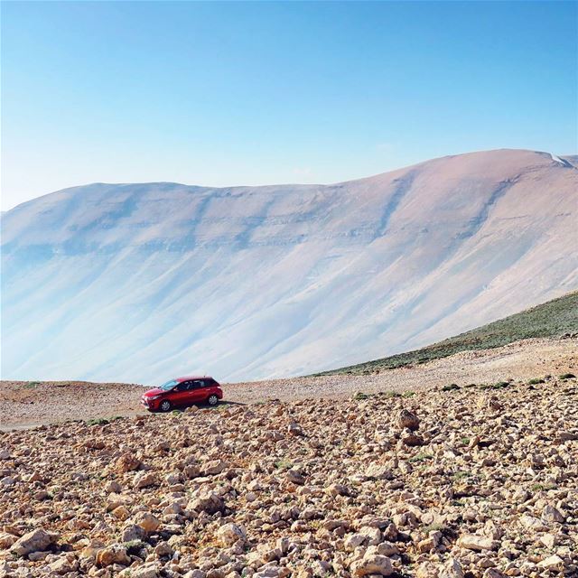 Let's go somewhere 🚗🏔️ roadtrip  peak  mountains  wind  car  sky ... (Qurnat as Sawda')