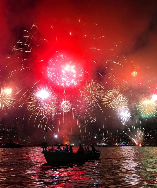 Let your colors burst 💥  Fireworks ... (جونية - Jounieh)