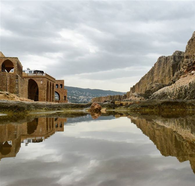 Life Is Only A Reflection Of What We Allow Ourselves To See 🏞 (The Phenician Wall - Batroun)