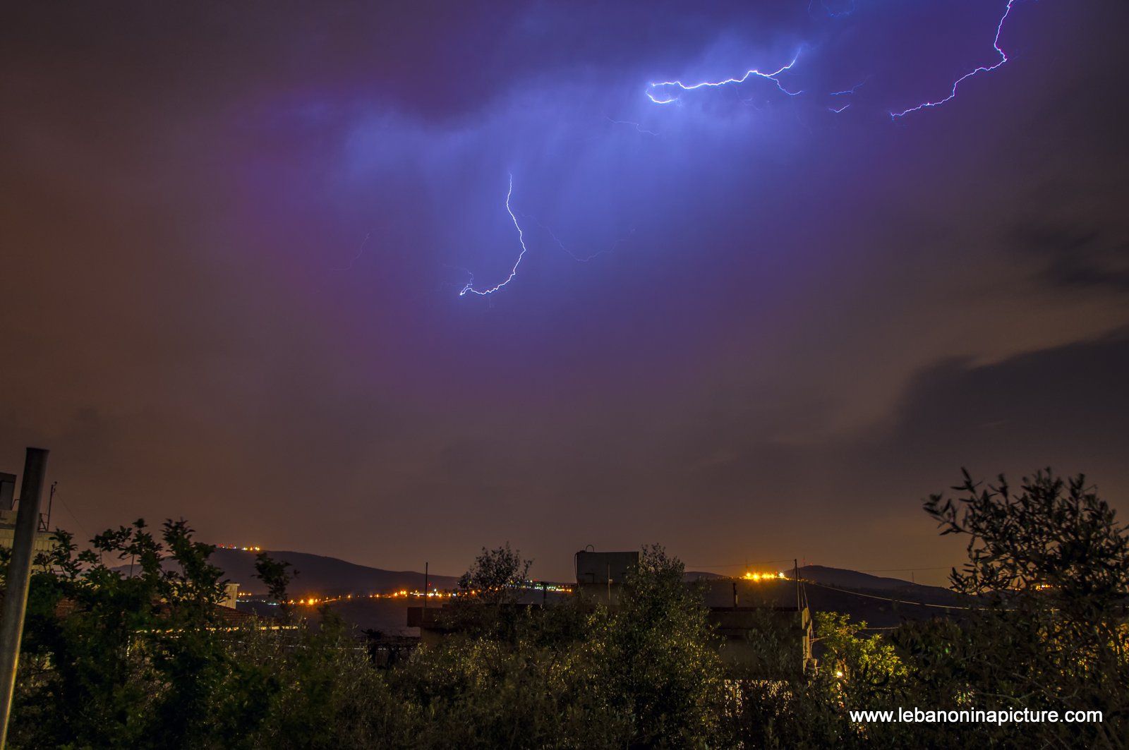 Lighting Strikes at the Eastern Easter Holiday (Yaroun, South Lebanon)