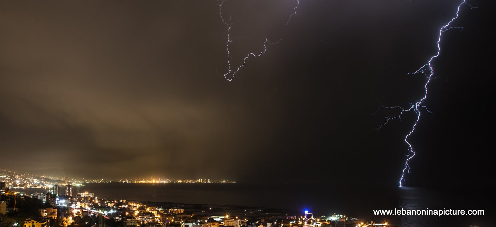 Lightning, Thunder and Rain in May  (Lebanon 2017)