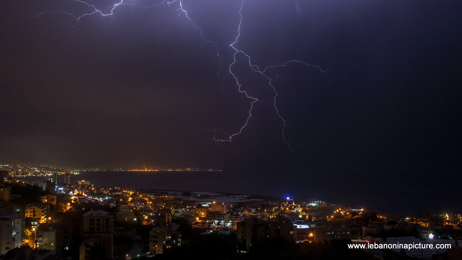 Lightning, Thunder and Rain in May  (Lebanon 2017)