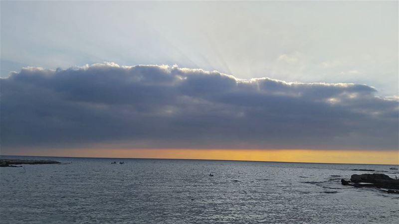 LIVE from Abed El Wahhab island Mediterranean  Sea  Sunset   Sky  ...