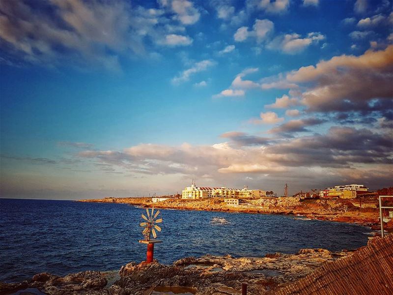 ⛅  liveloveanfeh clouds  seasidewalk  sealovers  skylovers ... (Ta7t El Ri7 - Anfeh)