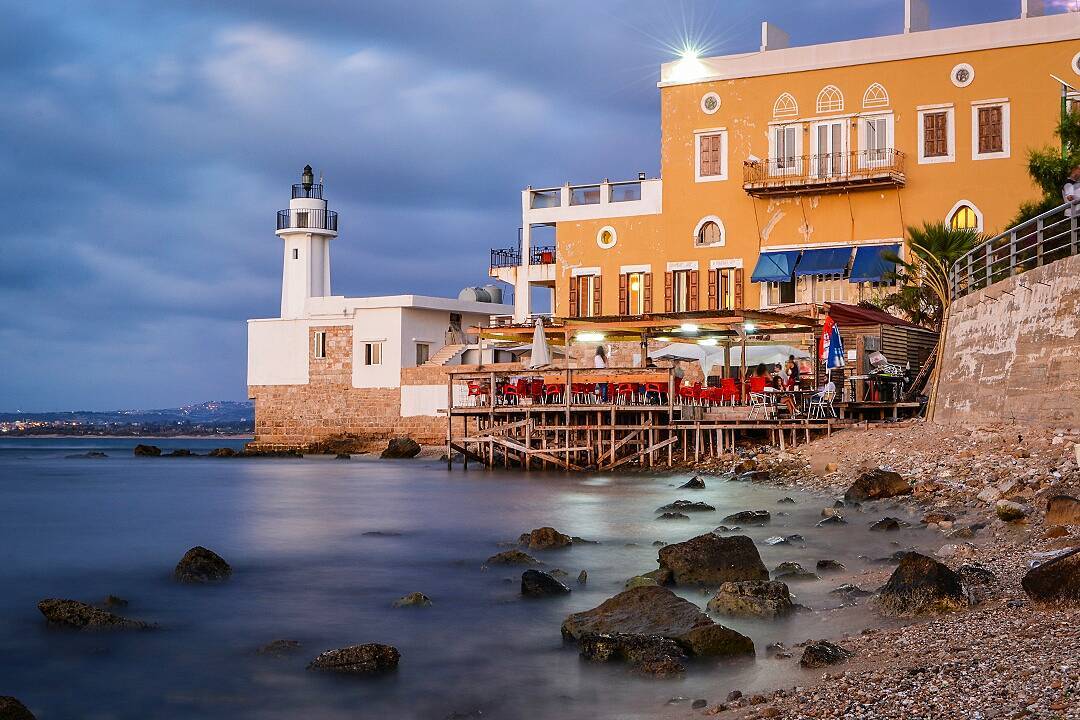 Long Exposure Shot from Tyre Beach South Lebanon