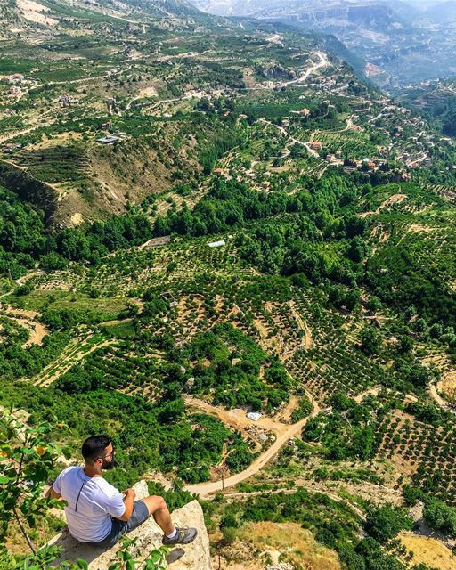 Look deep into nature and then you will understand everything better -... (Akoura, Mont-Liban, Lebanon)