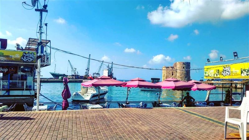 Lovely morning from Saida 💙 saida southlebanon south livelovesaida...