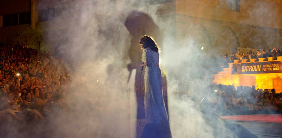 Majida El Roumi Live during the Batroun Festival 2013