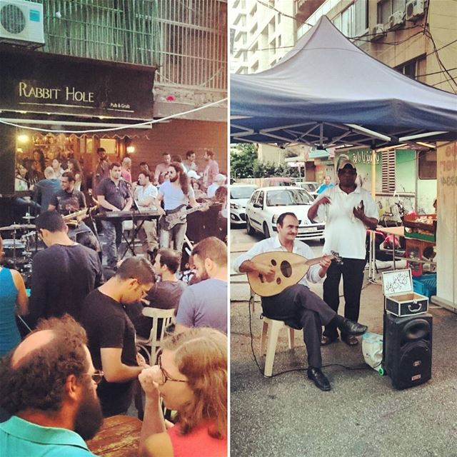 Makdessi festival yesterday 🎼🎙🎤 lebanon  Beirut  beirute  beiruting  بي (Rue Makdessi)