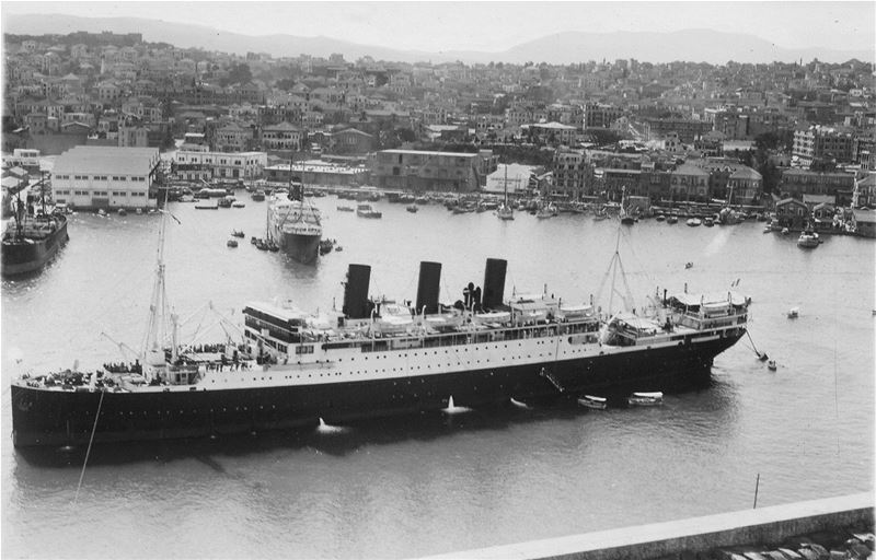 Mariette-Pacha Ship, Beirut Port  1939