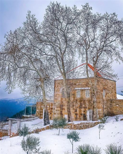 May your week ahead be as pure & hopeful as snow ❄️May your days with... (Ehden, Lebanon)