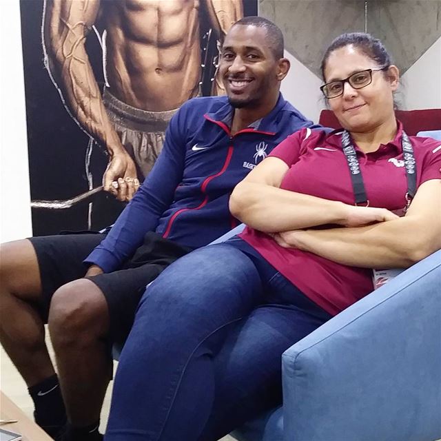 Me and my favorite person (Lama). Love her so much  lebanon  family ... (Stade Nouhad Naufal)