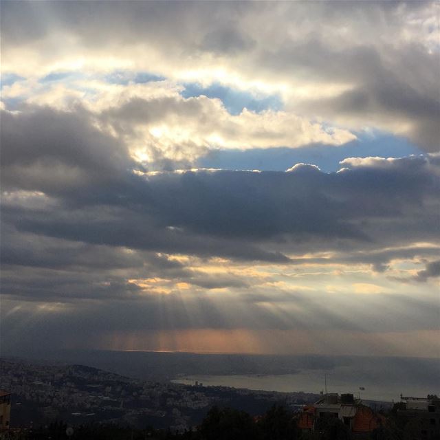  mediterranean  clouds  beautifulview  beirut  beirutconnected  colorful ...