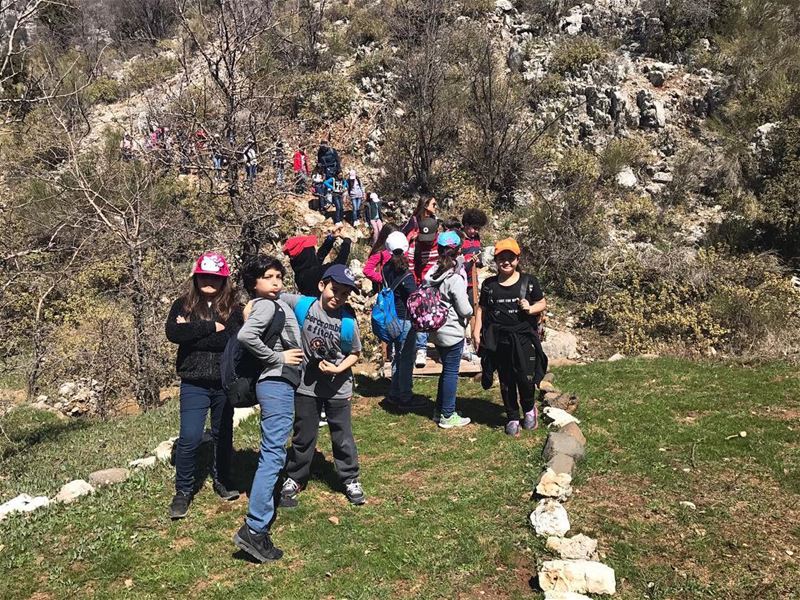 Melkart students enjoying their  hike in  JabalMoussa! unesco ... (Jabal Moussa)