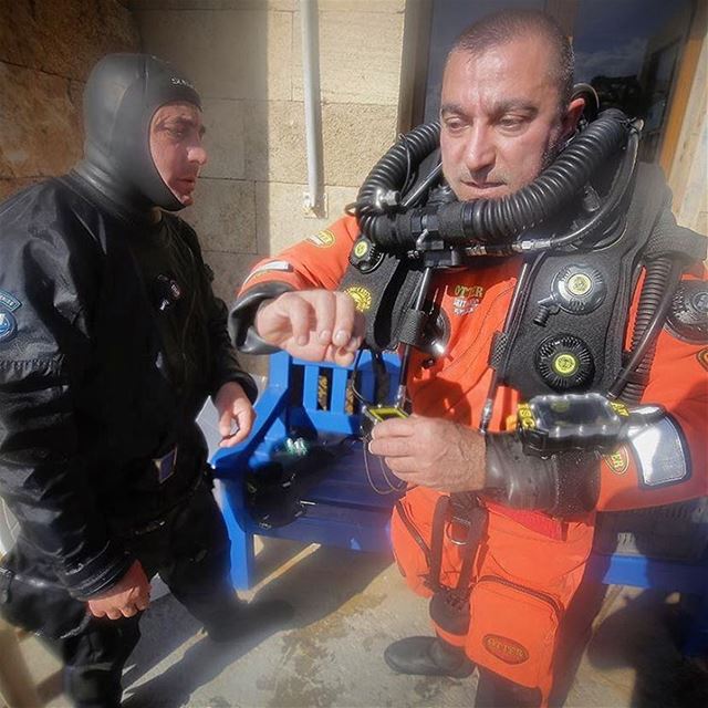 Moon divers -  ichalhoub in  Batroun north  Lebanon shooting with a ...