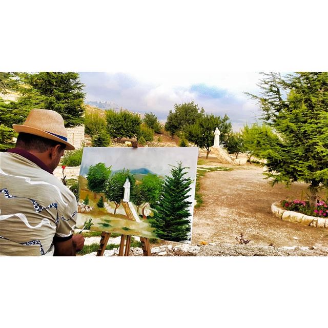  morning art painting paintings colors happy allsaintsday... (Lebanon)