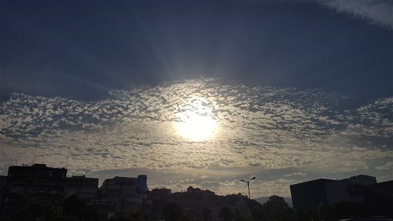 Morning over the skyline ⛅ (Beirut, Lebanon)
