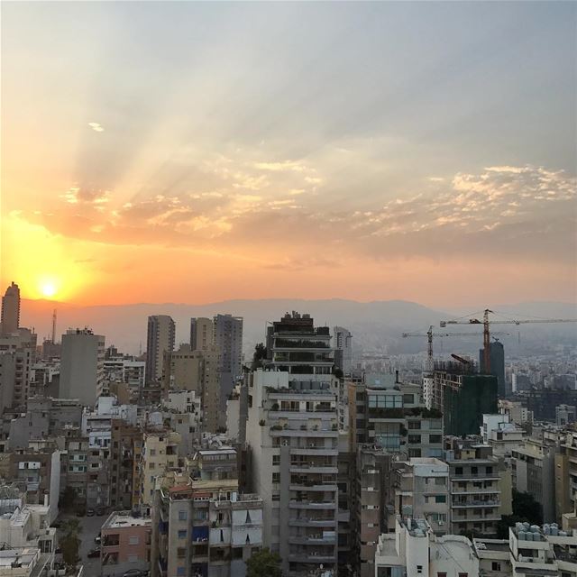 Morning view (from the shower). ... (Beirut, Lebanon)