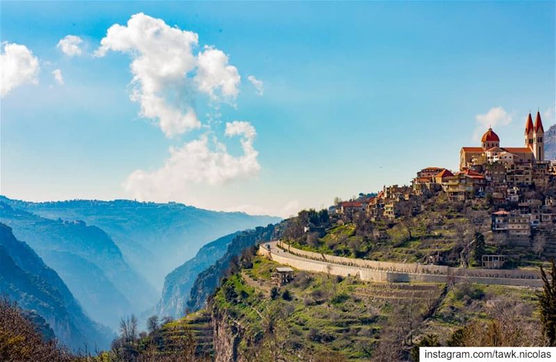 Mother nature at its best.My hometown... (Bsharri, Lebanon)