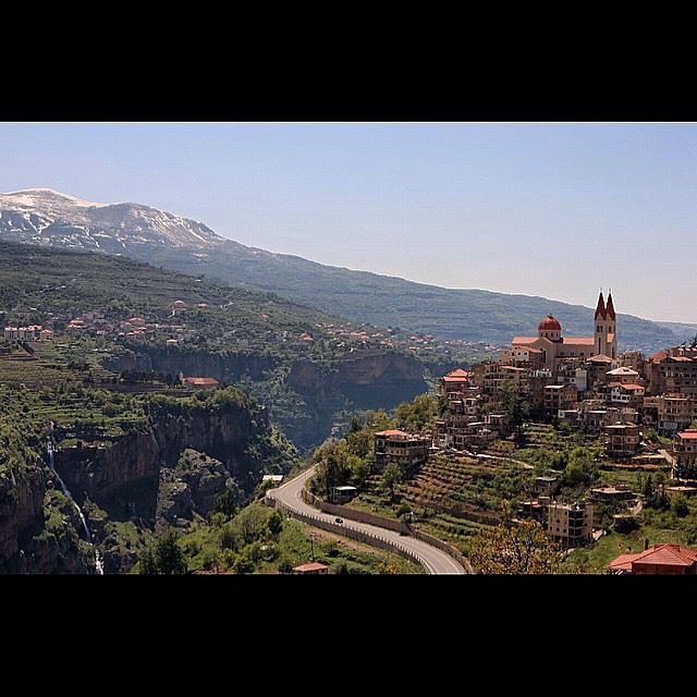 Mountain town of Bcharre, Lebanon, Sunday, April 26, 2015.  Lebanon ...