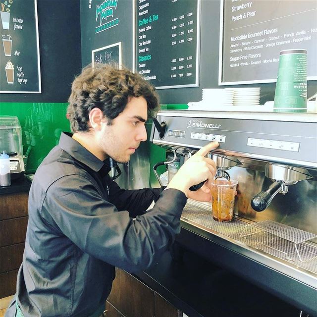 @mountain_mudd_ghazir -  He’s a hard worker and a devoted Mountaineer,... (Mountain Mudd Espresso Ghazir)