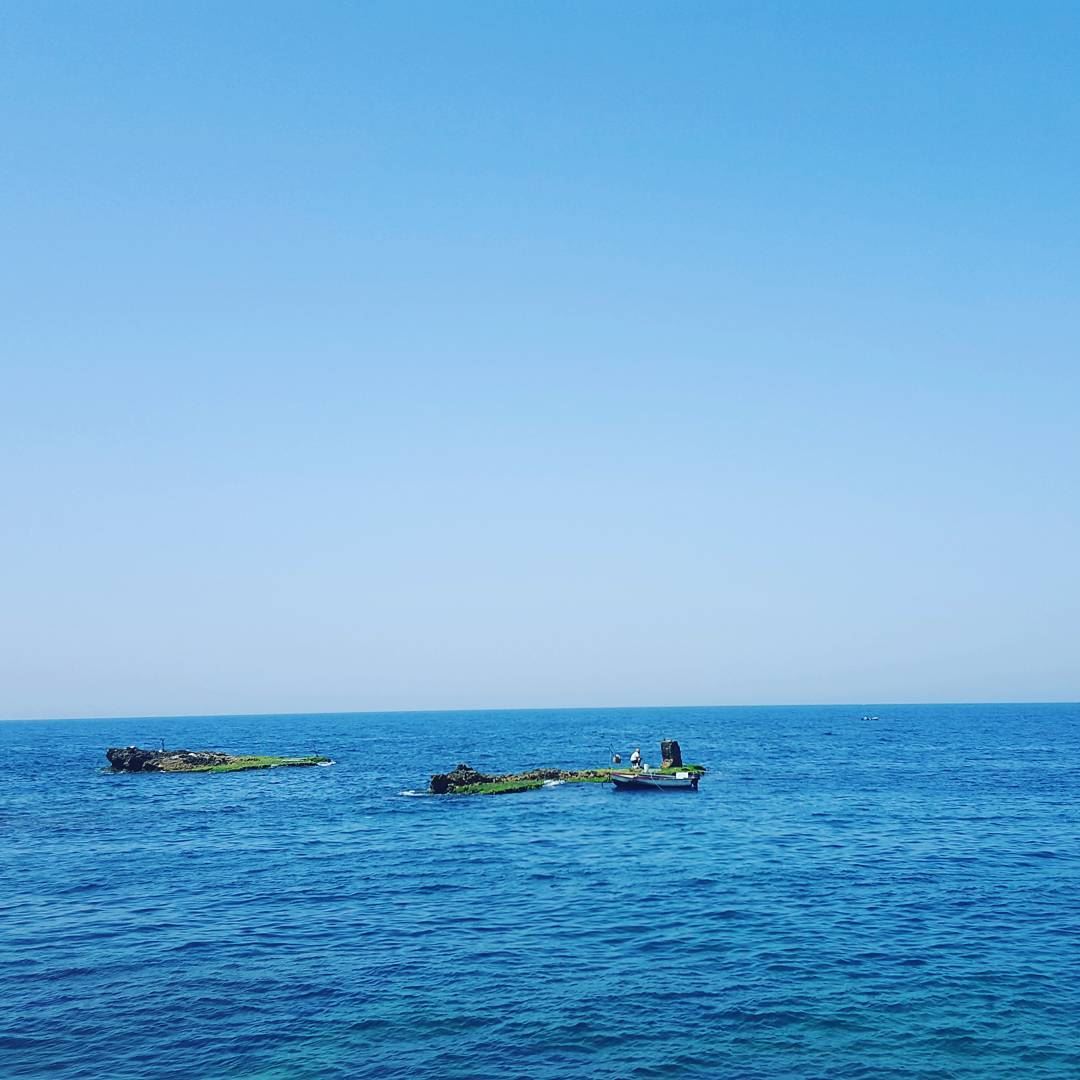 My favorite kind of day ☉ ☉ sea  beach  beachday  blue  shades ... (Sporting Club Beach)