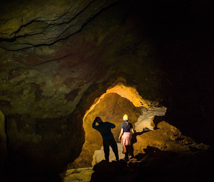 My first caving experience!  lebanon ... (Barti, Liban-Sud, Lebanon)