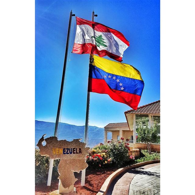 My two flags! 💙 (West Bekaa)