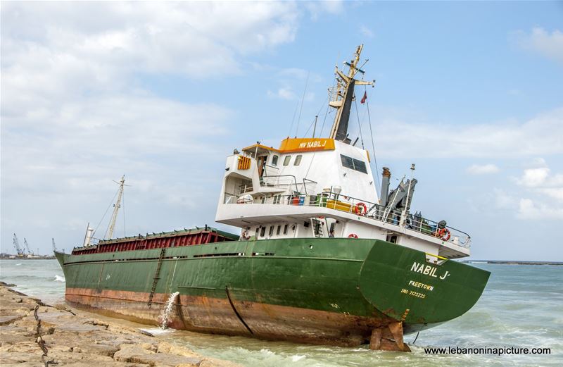 Nabil J is Stuck on Saida Beach Since April 24