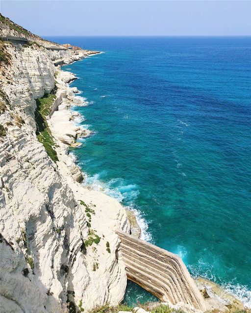 Naqoura Sea Wall  livelovetyre  livelovebeirut  sea ... (الناقورة / Al Naqoura)