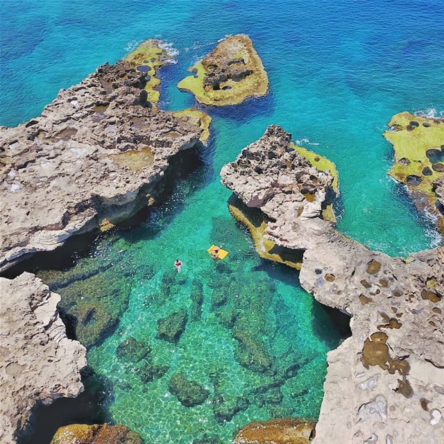 Natural crystal clear pool 😎Good Morning from Kfarabida.........