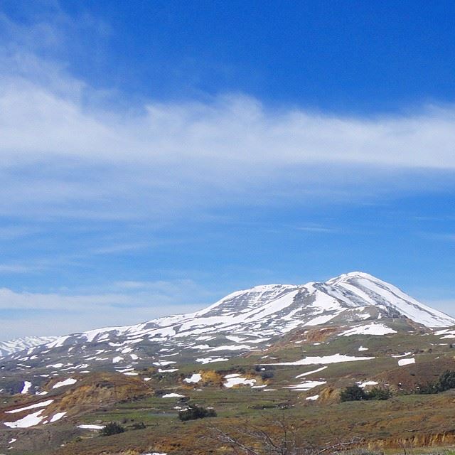 nature beautifullebanon beautifulnature clouds blueskymountain mountainsoflebanon