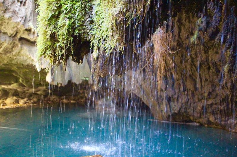  nature  waterfalls  clearly  amazingview  lebanonspotlights  lebanonshots... (شلالات نبع مرشد _المختارة)