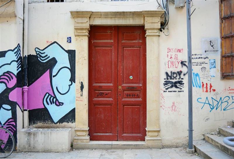 Never get bored of these doors ❤ (Beirut, Lebanon)