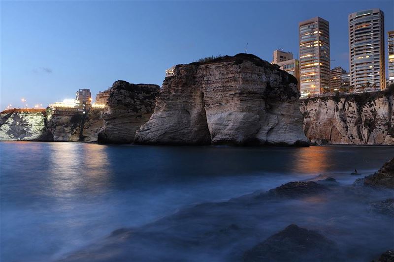 🌃✨.... night nightphotography nightshot landscape... (Al Rawsheh, Beirut - Lebanon)