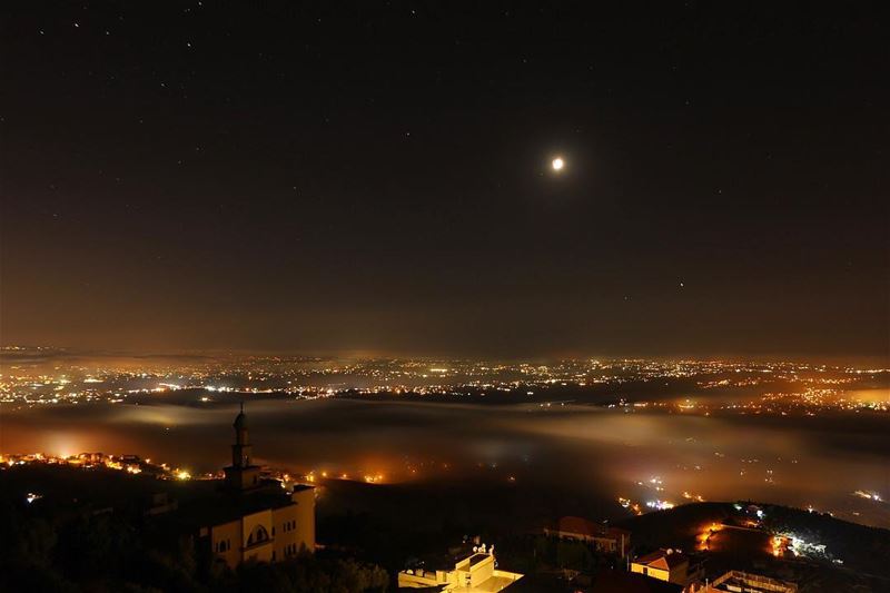 🌃✨.... night nightphotography nightshot landscape... (Jarjoûaa, Al Janub, Lebanon)