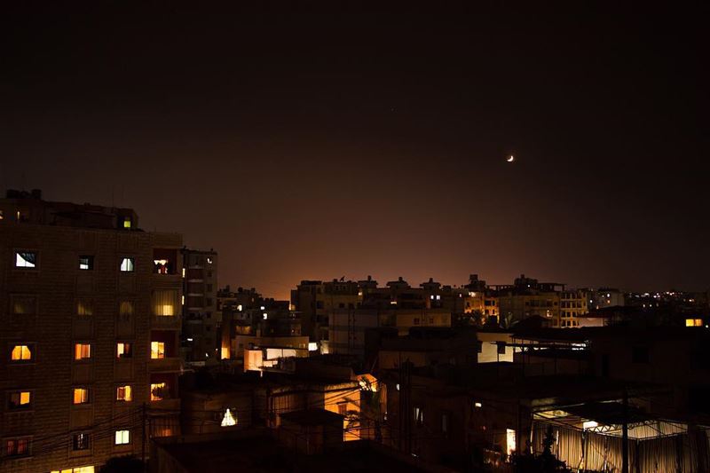 🌙 ... night nightphotography nightshot landscape landscapephotography... (Beirut, Lebanon)