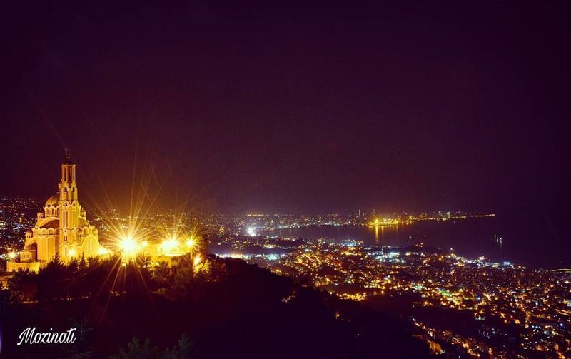  night nights nightout nightin nightlife nightlights photography... (Harîssa, Mont-Liban, Lebanon)