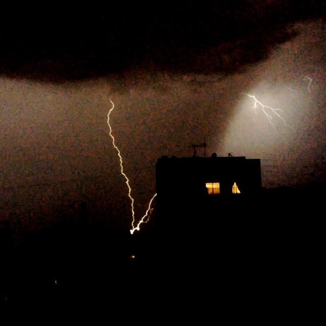 No sleeping tonight  thunder  beirut  lebanon  weather ...