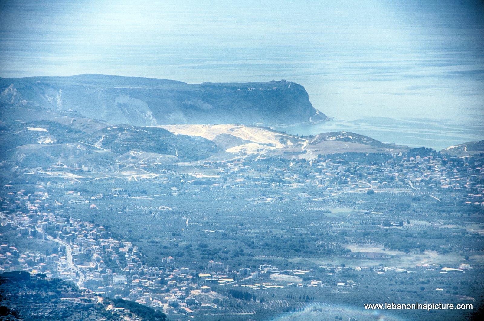 Nostalgic Photo of Chekka North Lebanon Taken from Saydet El Hosn Ehden (250mm)