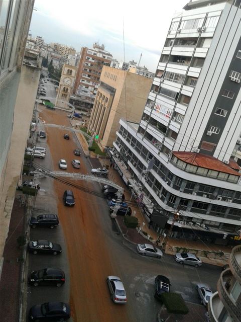 Oil in the Streets on Beirut (Jdedeh, Lebanon)