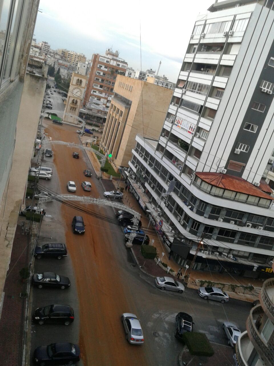 Oil in the Streets on Beirut (Jdedeh, Lebanon)