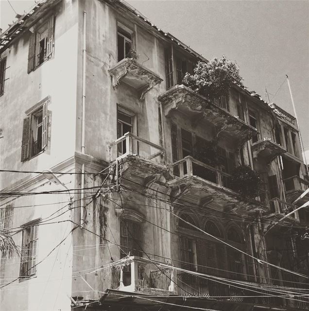 Old building of Beirut...... lebanon  beirut  vscocam ... (Beirut, Lebanon)